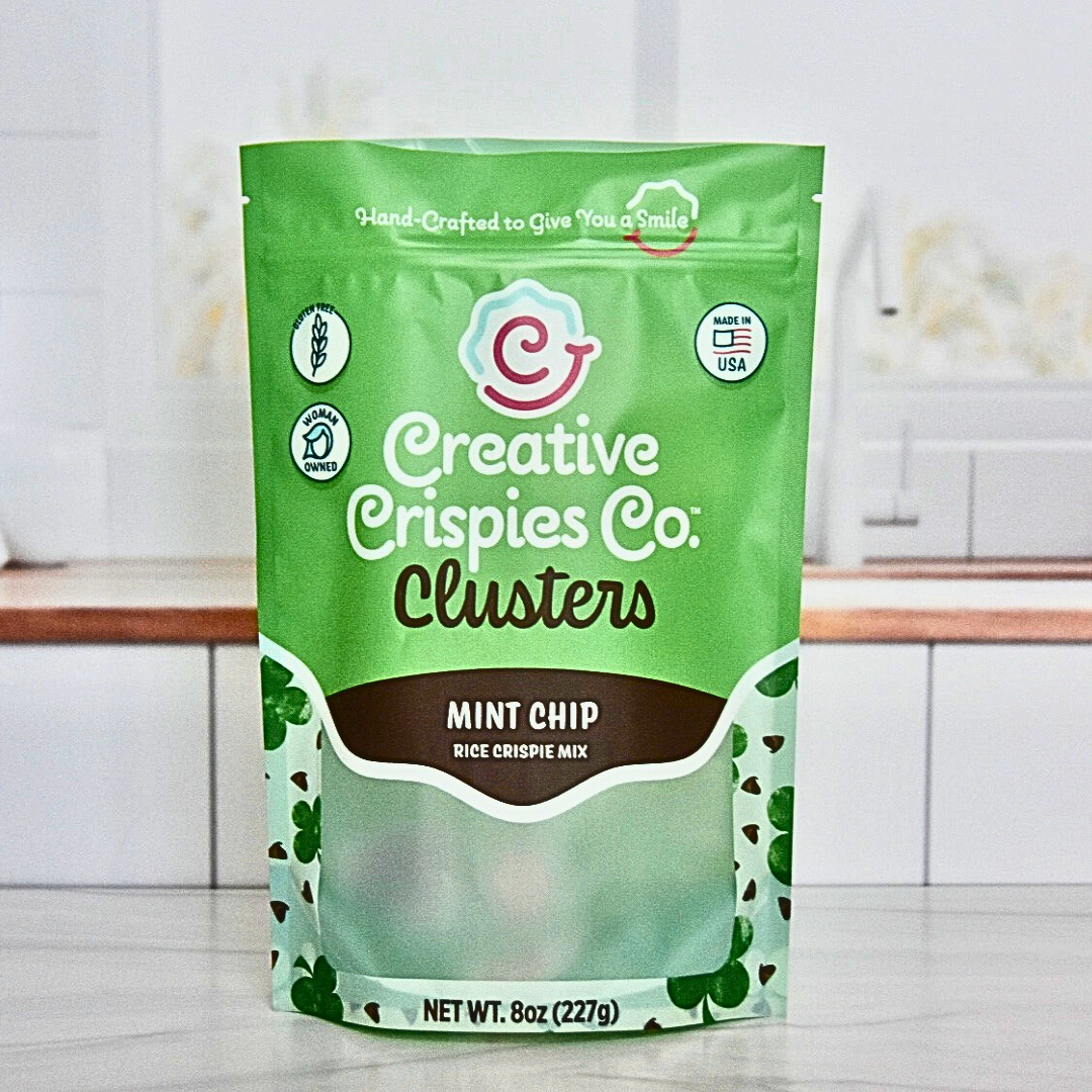 Mint Chip Crispie Mix Clusters
