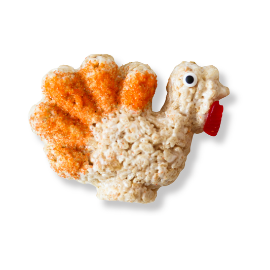 Turkey & Pumpkin Rice Crispie Treats