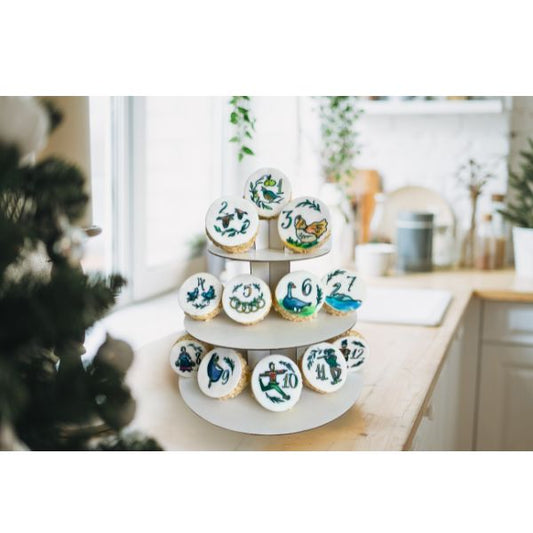 Christmas 12 Days of Christmas Message Rice Crispie Treats