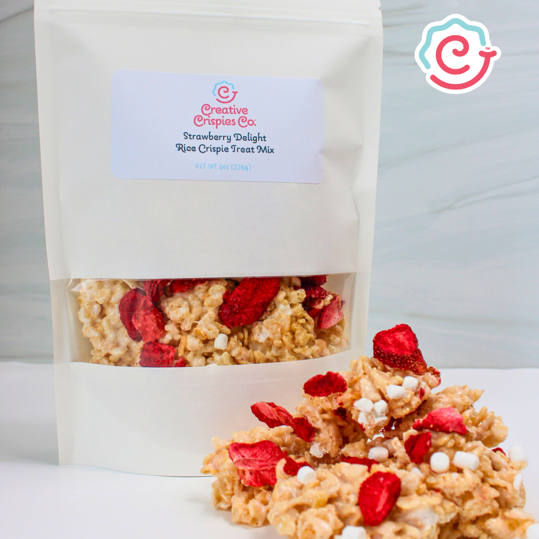 Strawberry Delight Crispie Mix Clusters