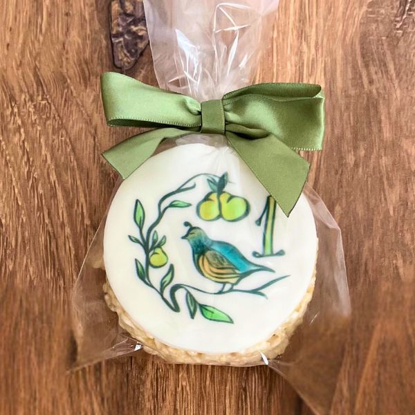 Christmas 12 Days of Christmas Message Rice Crispie Treats