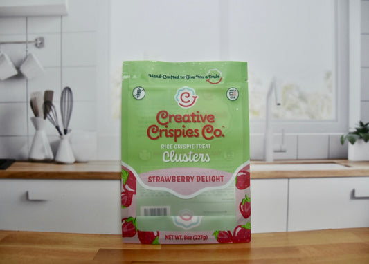 Strawberry Delight Crispie Mix Clusters