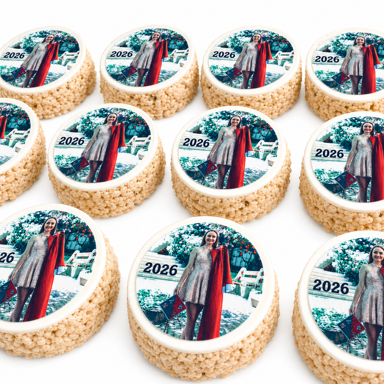 Custom Photo Rice Crispie Treats