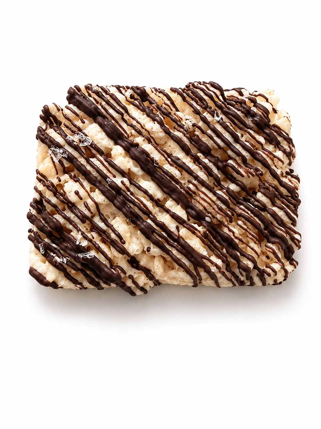 Mini Drizzled - Dark Chocolate Rice Crispie Treats