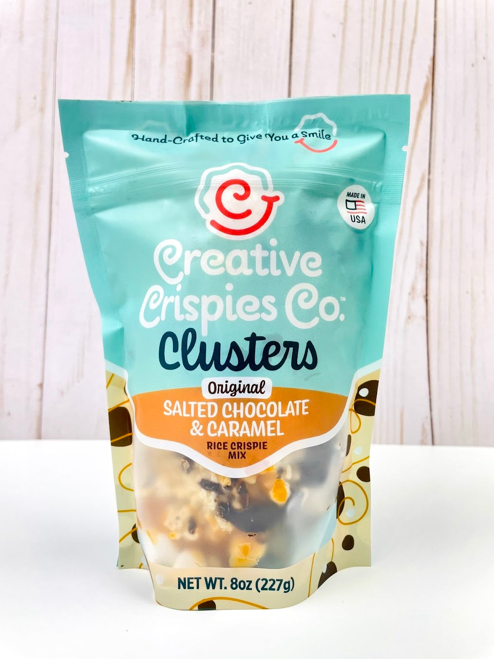 Original Dark Chocolate, Caramel & Sea Salt Crispie Mix Clusters
