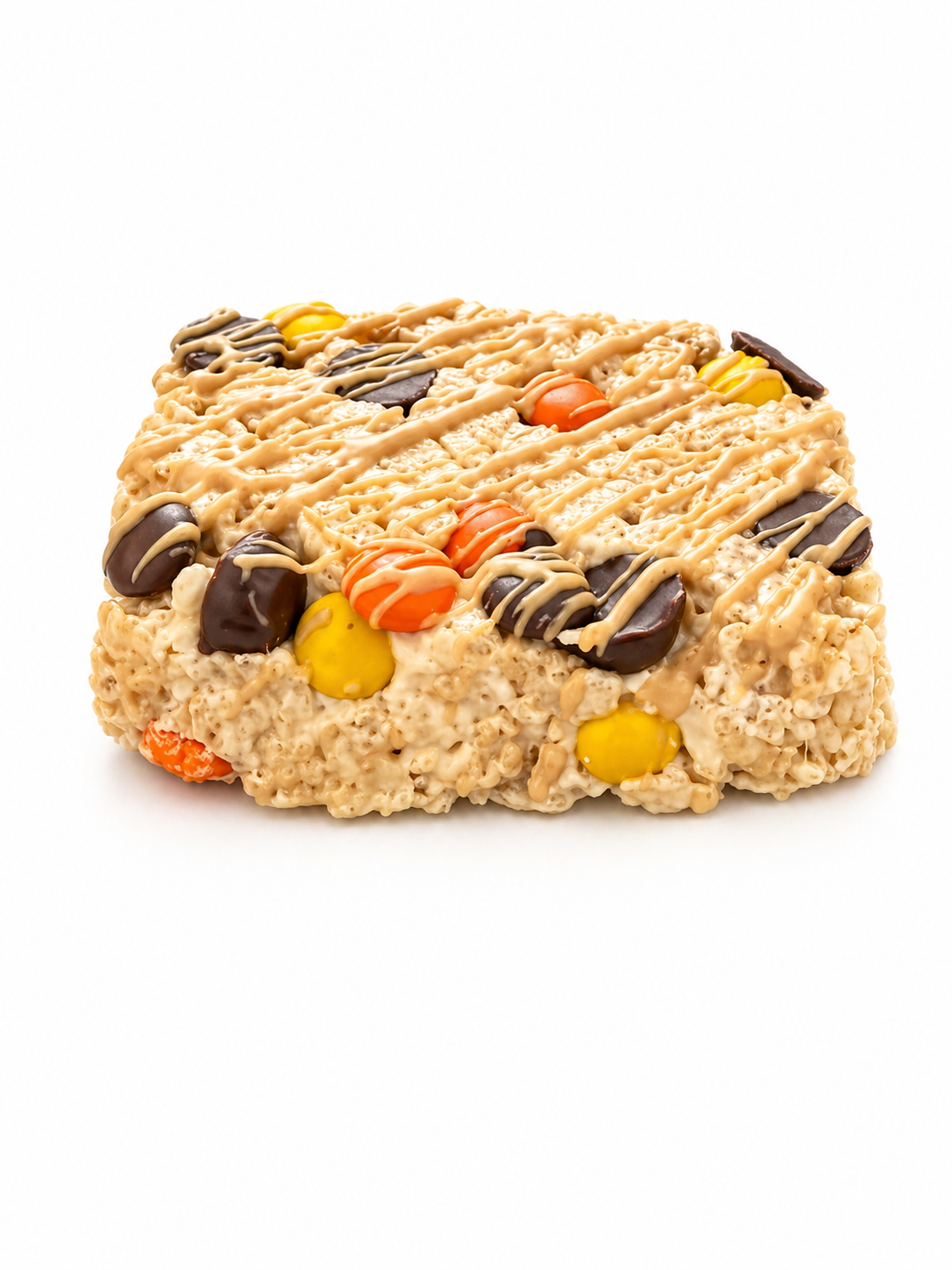 Drizzled - Peanut Butter Cup Rice Crispie Treats