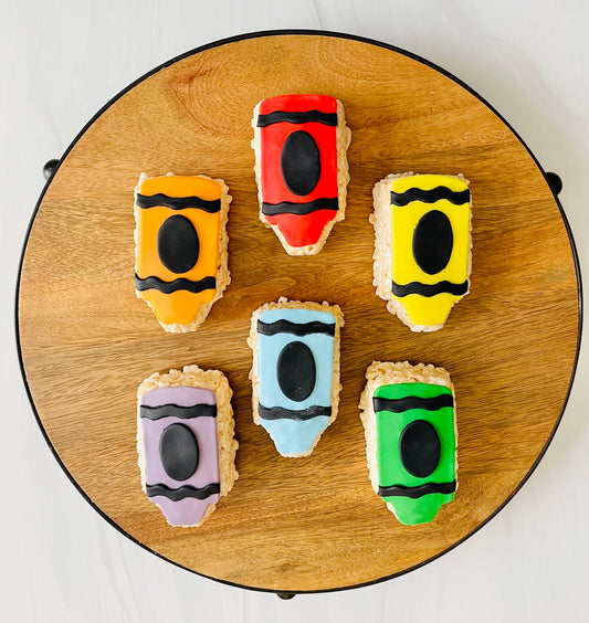 Back To School "Crayon" Crispie Treats