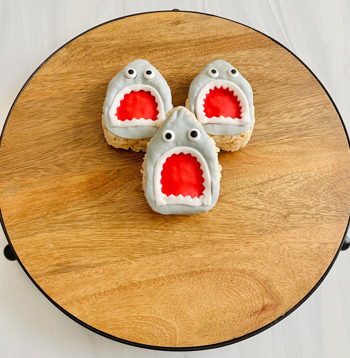 Shark Rice Crispie Treats