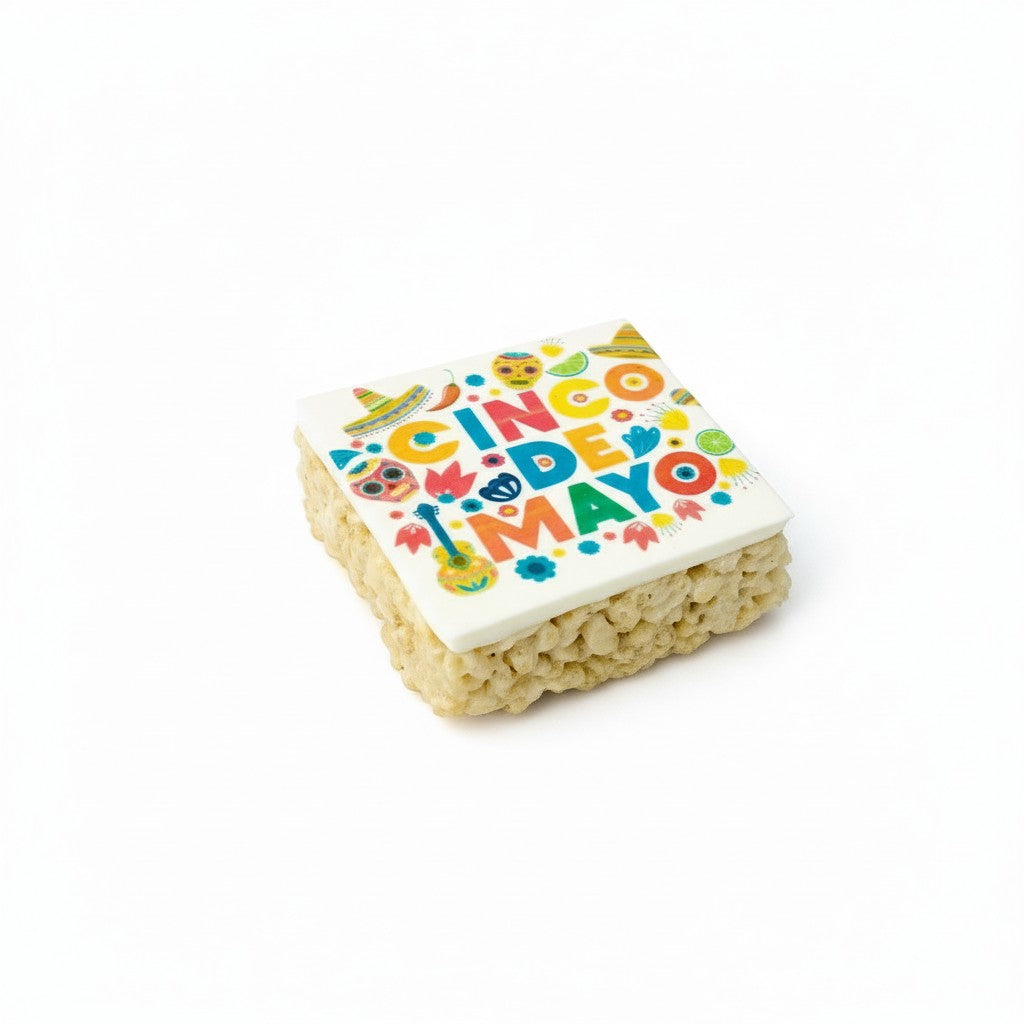 Cinco De Mayo Message Rice Crispie Treats