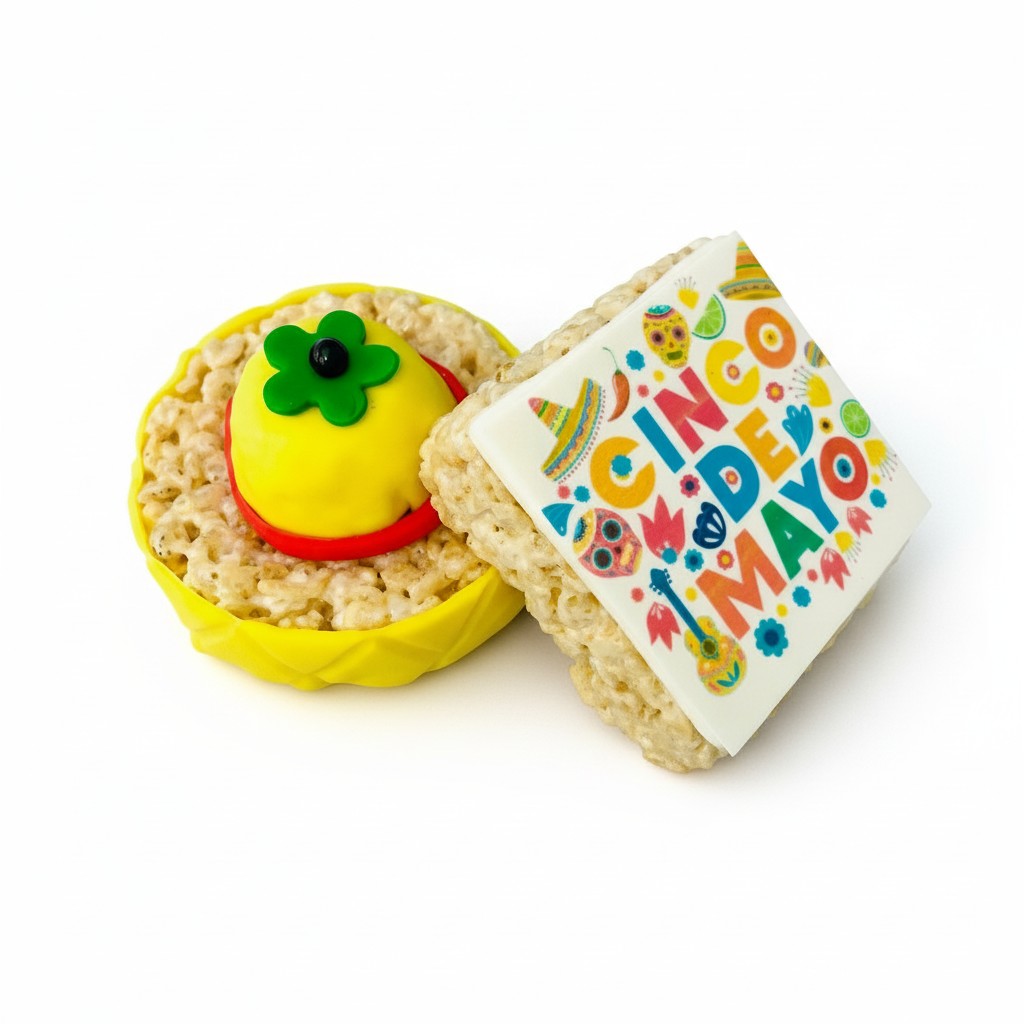 Sombrero & Message Rice Crispie Treats