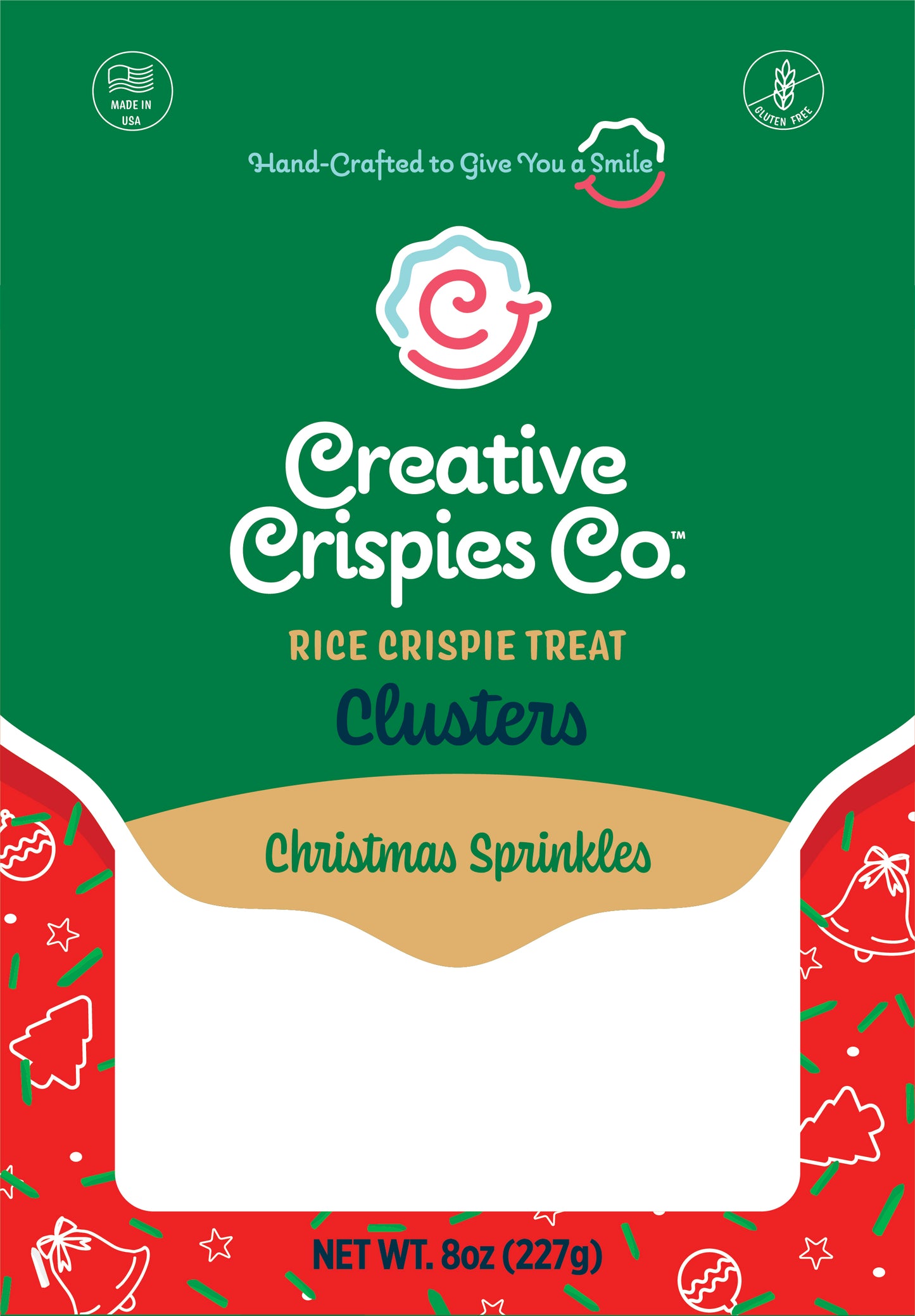 Christmas Crispie Mix Clusters