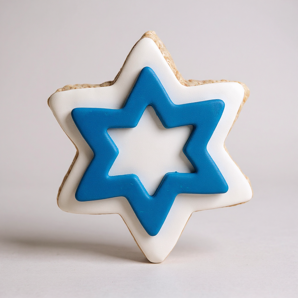 Hanukkah Star of David Rice Crispie Treats