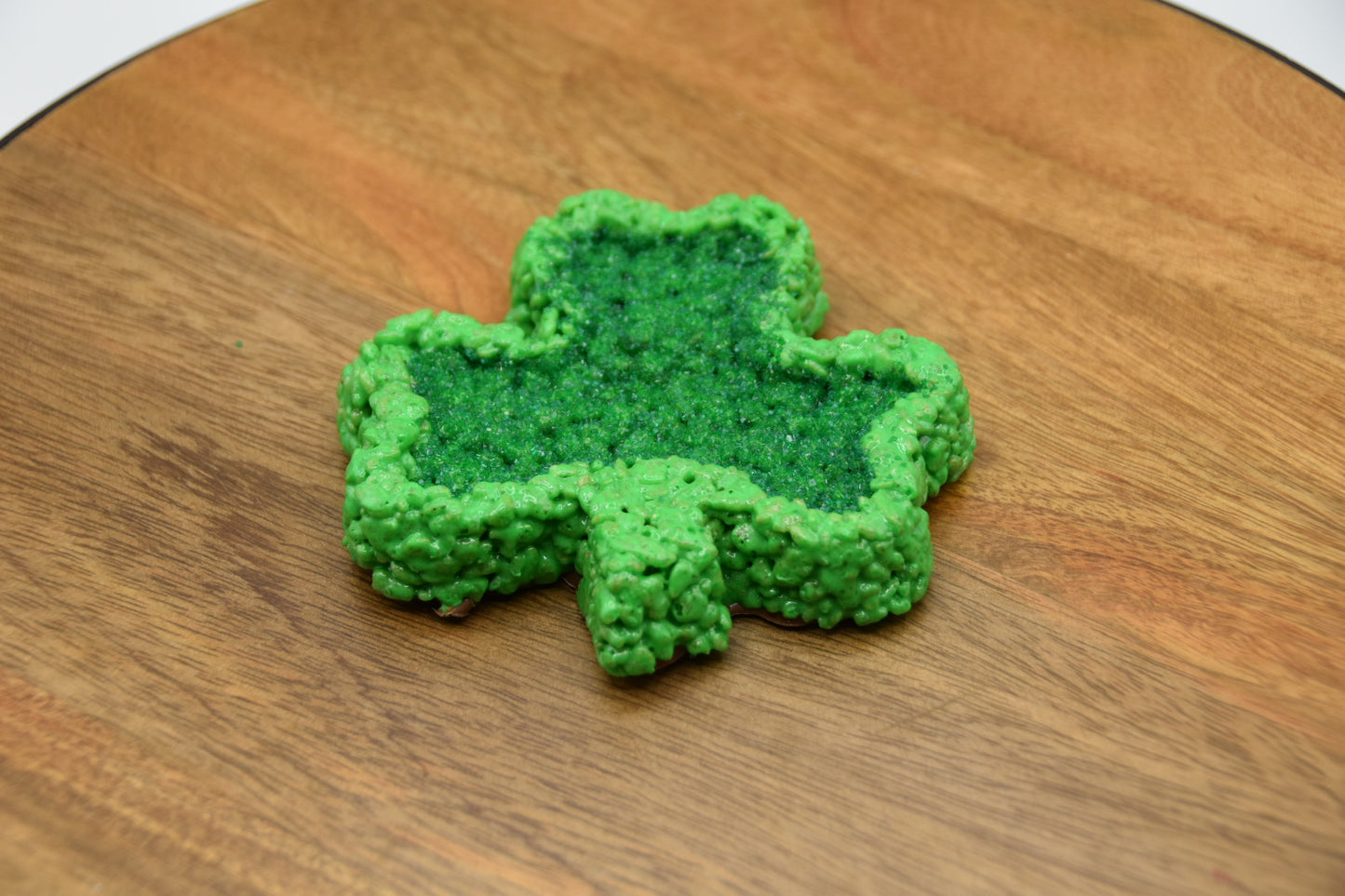 Saint Patrick's Day Shamrock Rice Crispie Treats