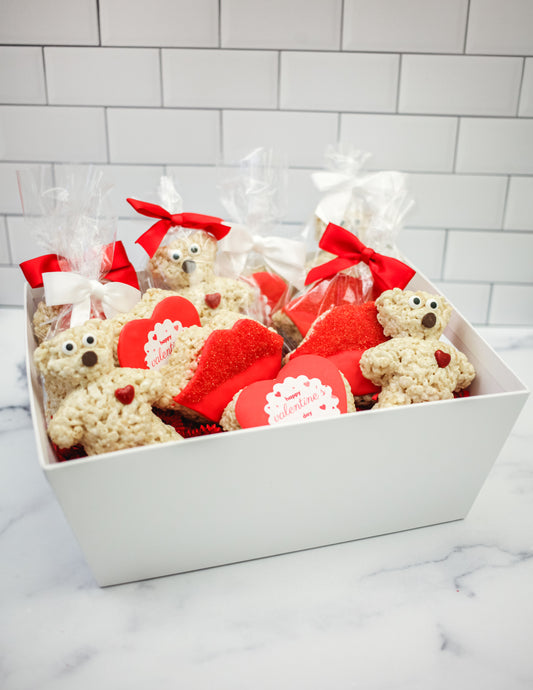 Valentine's Day Gift Basket Tray
