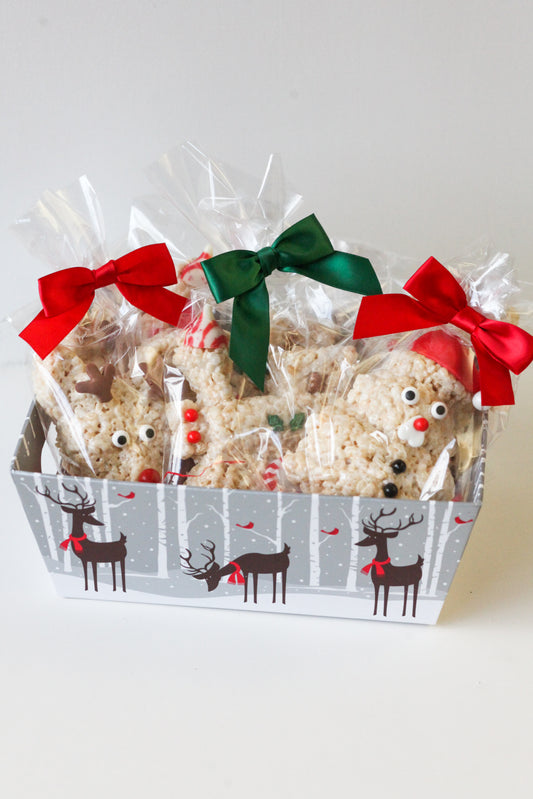 Christmas Gift Basket Tray