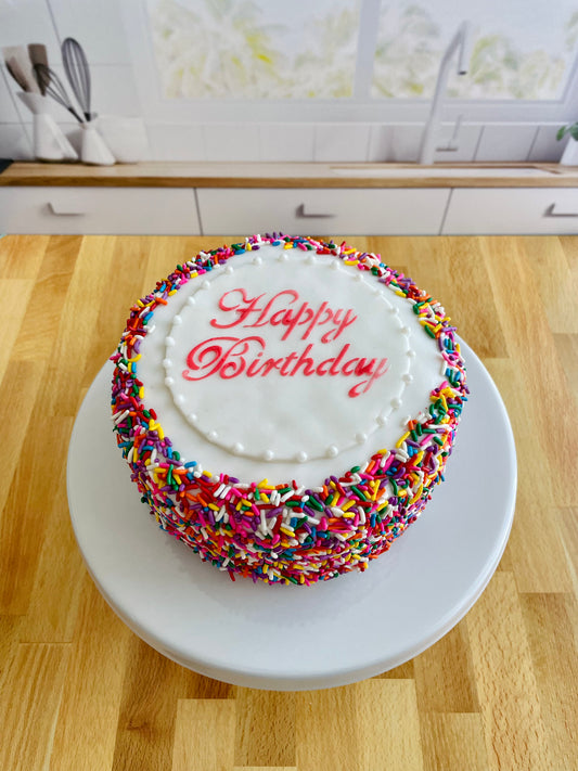 Custom Photo Cake Rice Crispie Treat