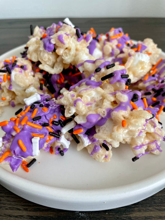 "Clusters" Halloween Crispie Mix Clusters