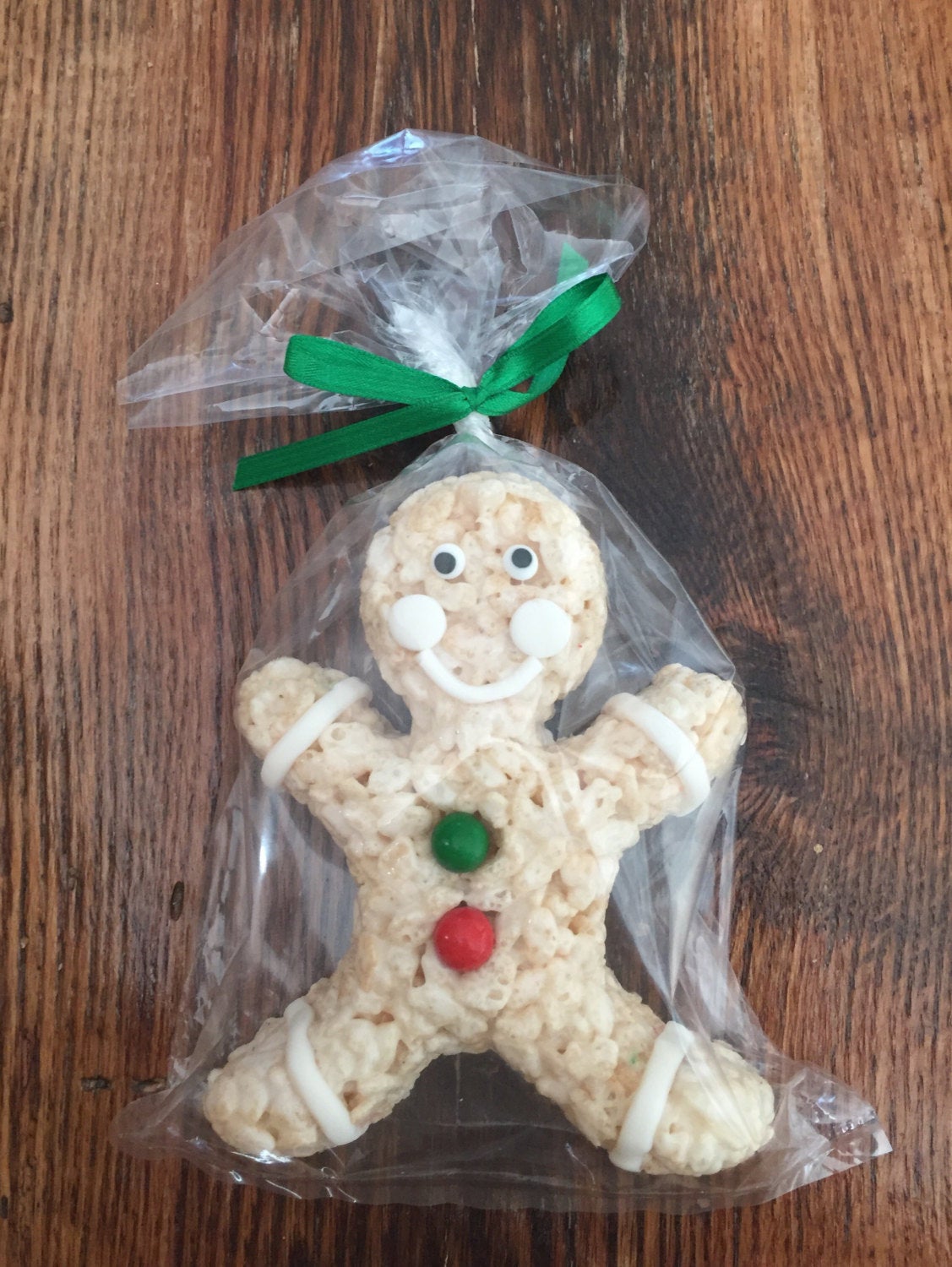 Gingerbread Man Rice Crispie Treats