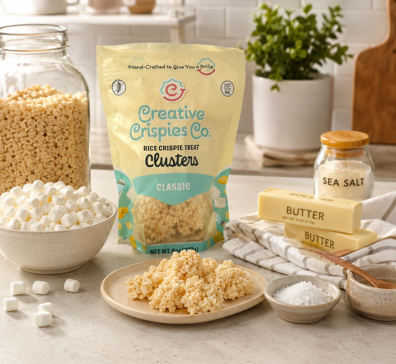 Rice Crispy Clusters | Snackable Gluten-Free Treats | Creative Crispies Co.