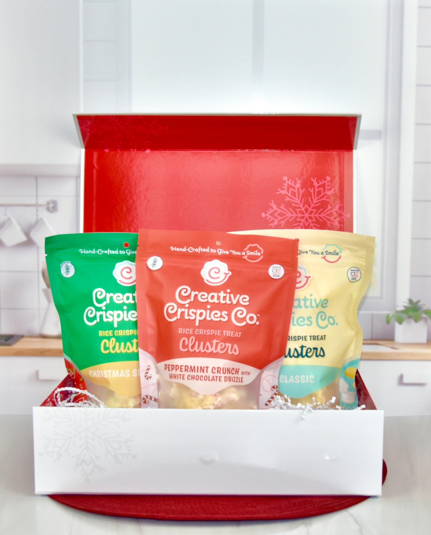 "Clusters" Christmas Gift Assortment Box - 3 Holiday Flavors