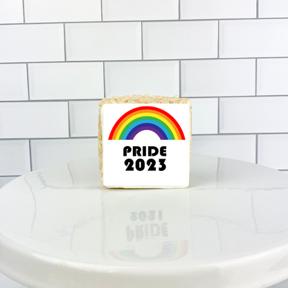 PRIDE Logo Rice Crispie Treats