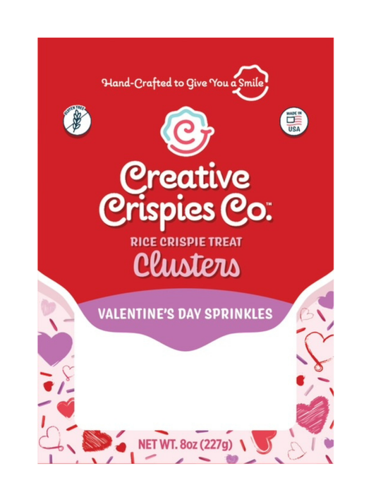 Valentine's Day Crispie Mix Clusters