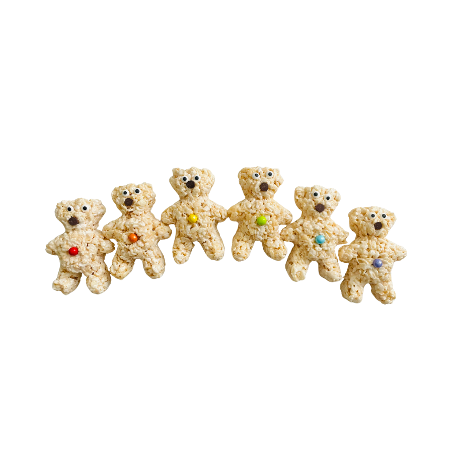 Rainbow PRIDE Bear Rice Crispie Treats