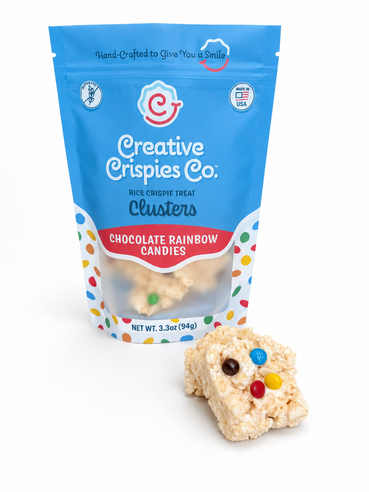 Crispie Clusters - Chocolate Rainbow Candies 3.3oz