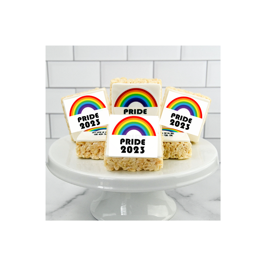 PRIDE Logo Rice Crispie Treats