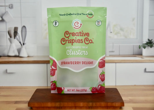 Strawberry Delight Crispie Mix Clusters