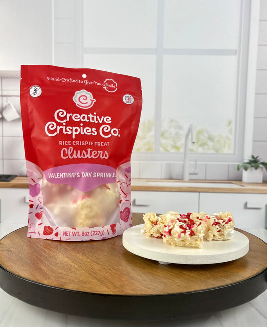 "Clusters" Valentine's Day Crispie Mix Clusters