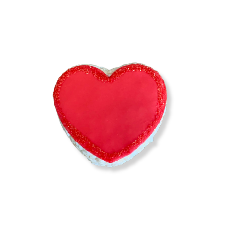 Heart with Sugar Rice Crispie Treats