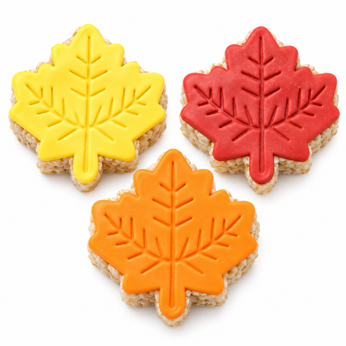 Fall Leaf Rice Crispie Treats