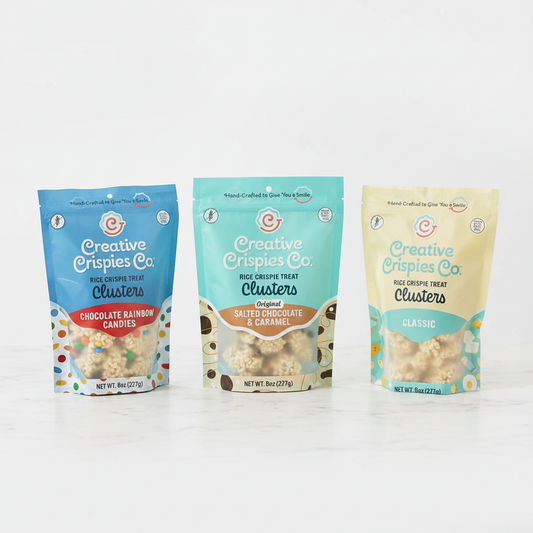 Most Loved Trio Box – Classic, Chocolate Caramel & Rainbow Clusters