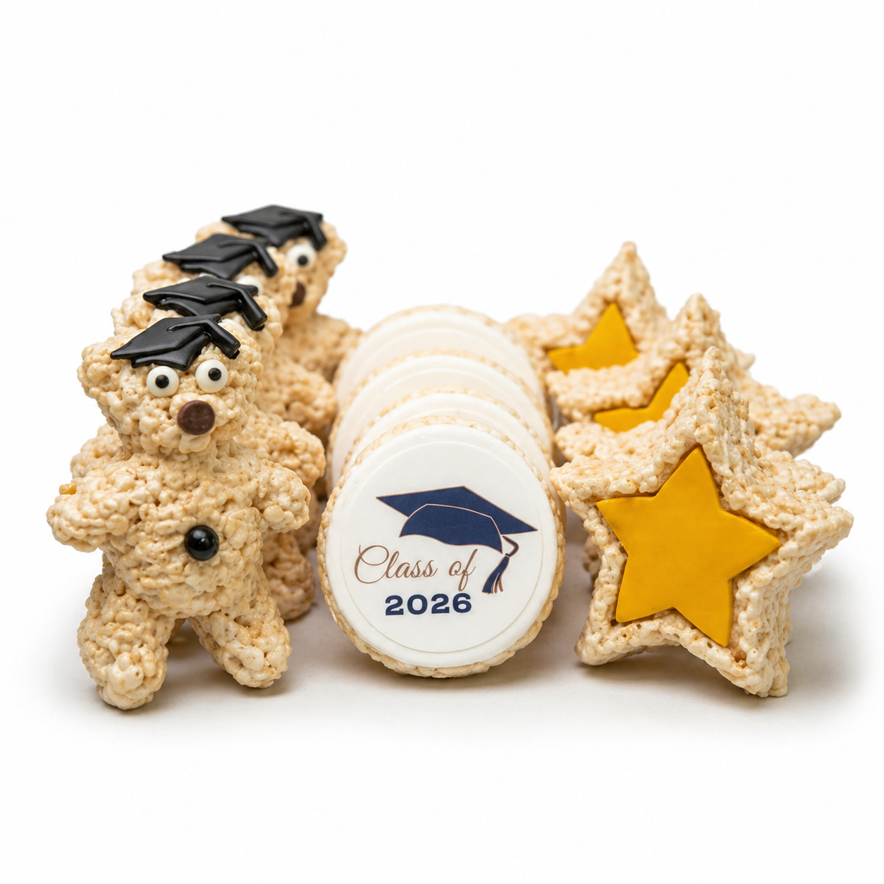 Graduation Rice Crispie Treats Assortment