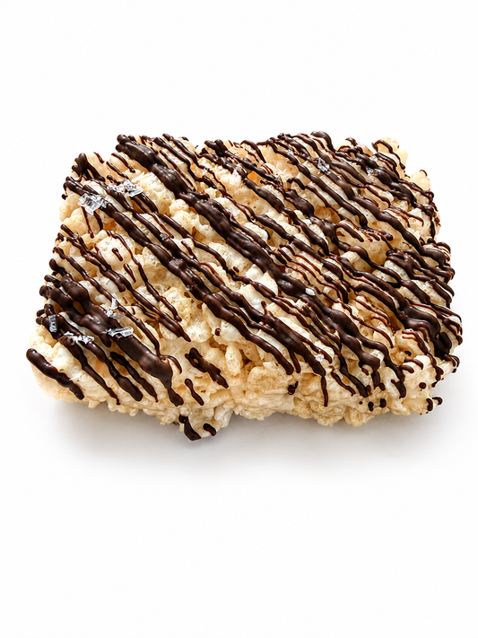 Mini Drizzled - Dark Chocolate Rice Crispie Treats