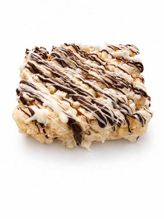 Mini Drizzled - Dark & White Chocolate Rice Crispie Treats