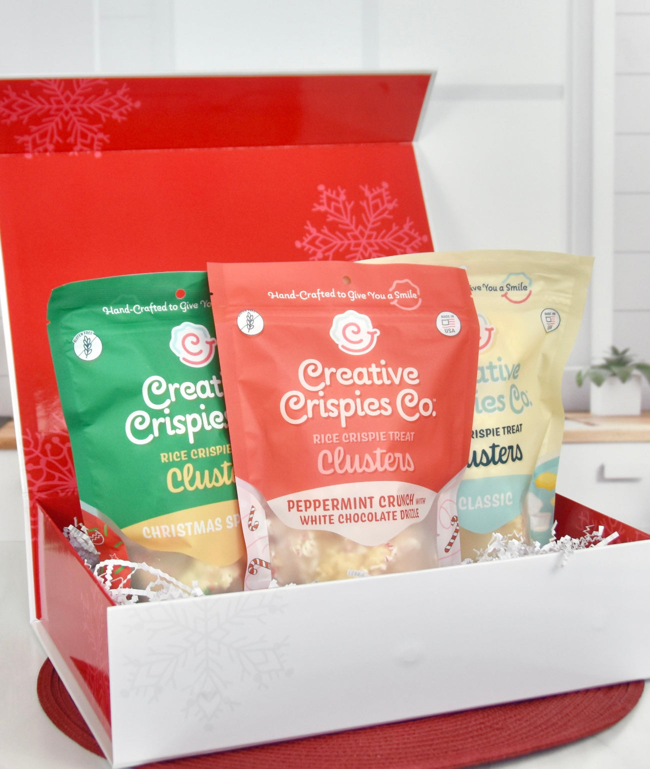 "Clusters" Christmas Gift Assortment Box - 3 Holiday Flavors