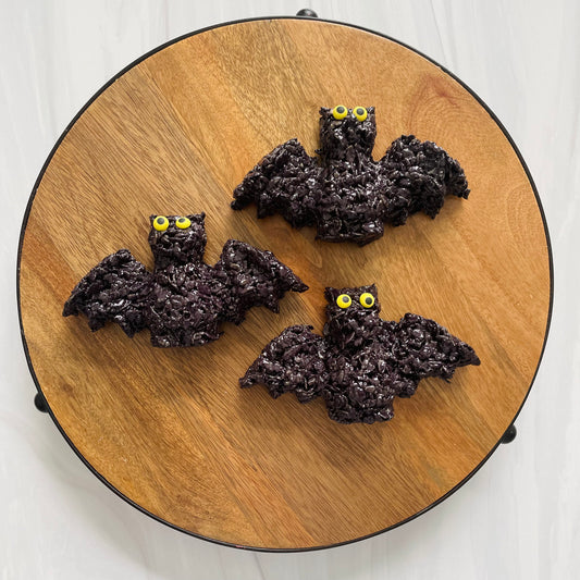 Halloween Bat Rice Crispie Treats