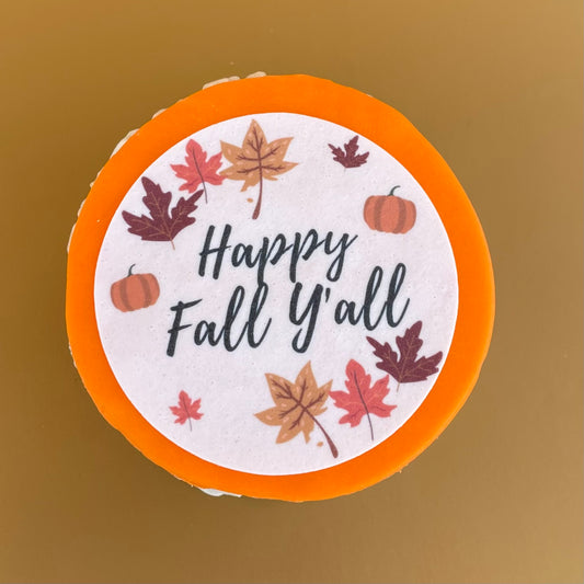 Fall Message Rice Crispie Treats