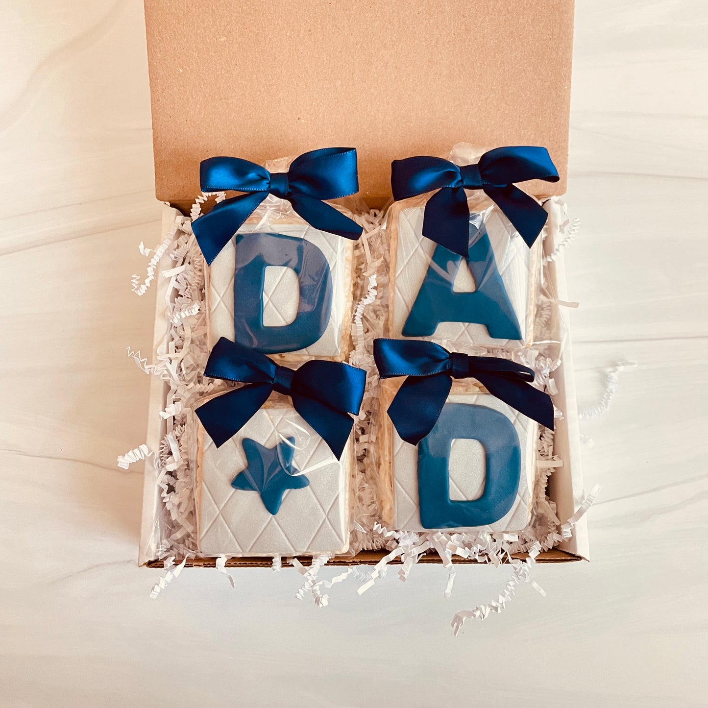 Father's Day "DAD" Rice Crispie Treats
