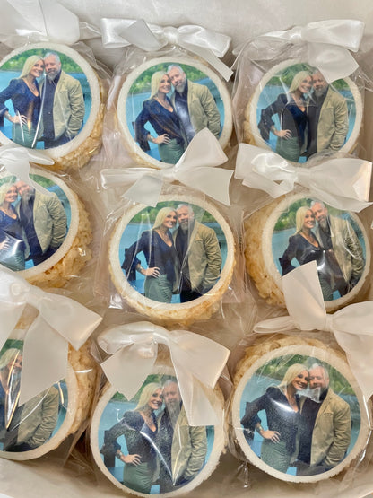 Custom Photo Rice Crispie Treats