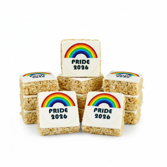 PRIDE Logo Rice Crispie Treats