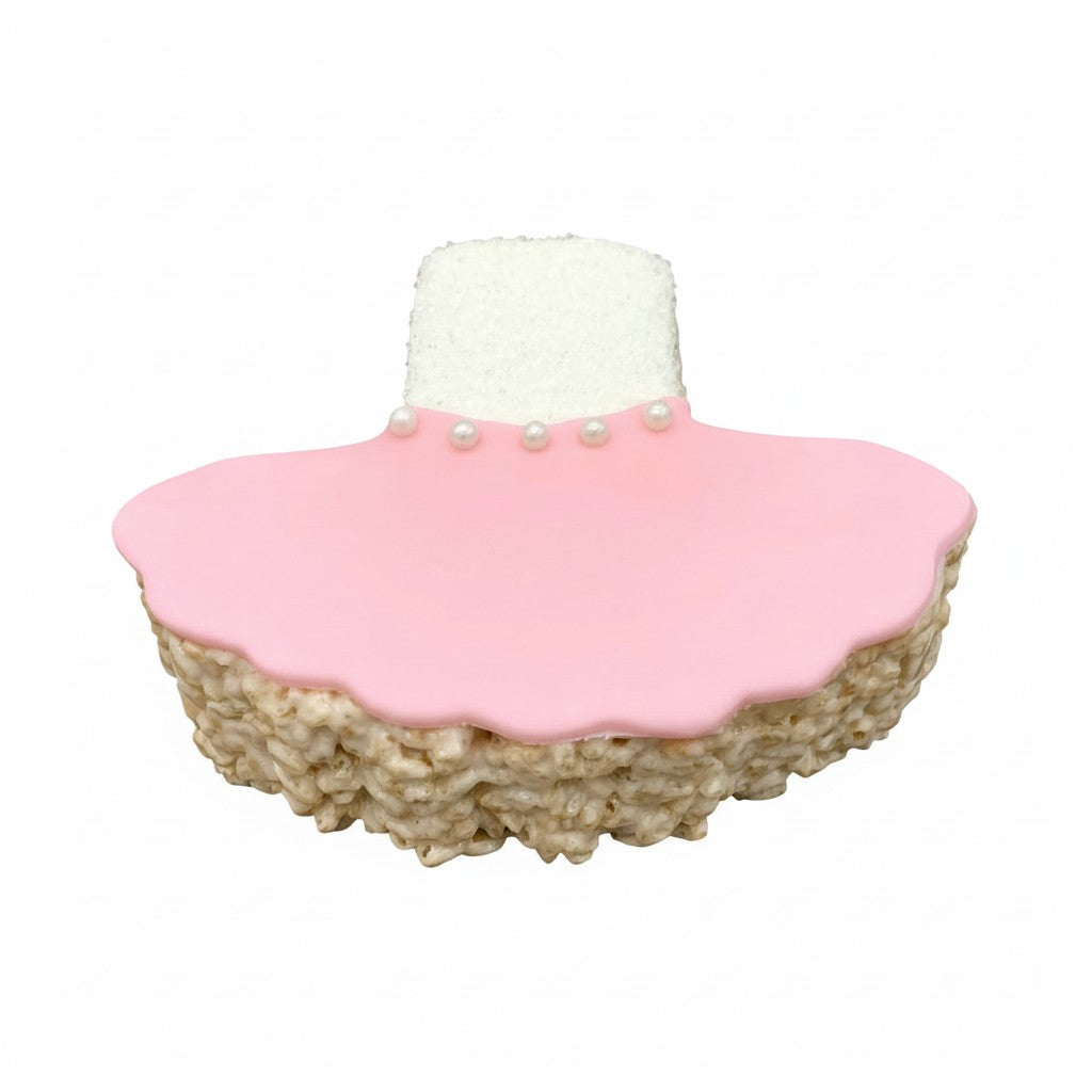 Ballet Tutu and Pointe Shoe Crispie Treats