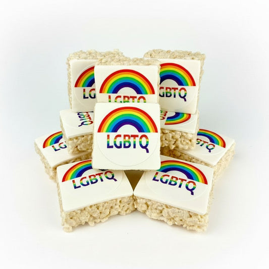 LGBQT Logo Rice Crispie Treats