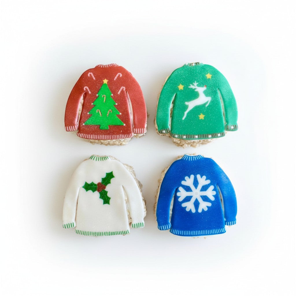 Christmas Sweater Rice Crispie Treats