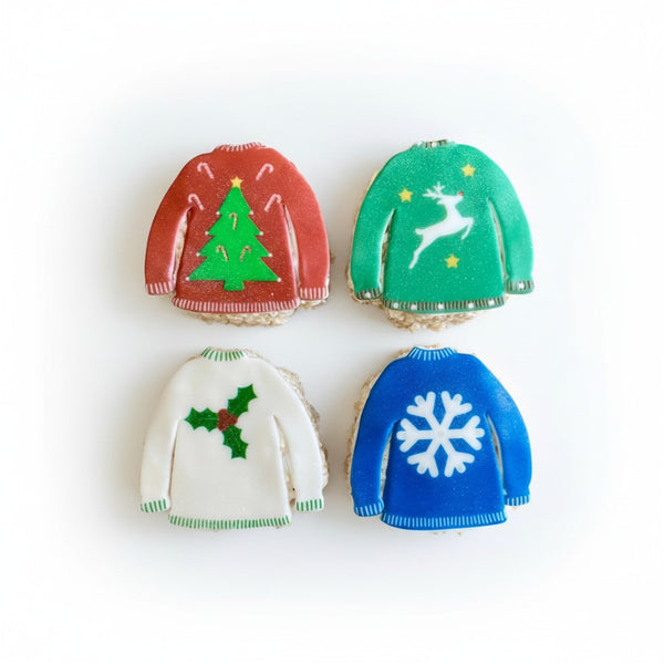 Christmas Sweater Rice Crispie Treats
