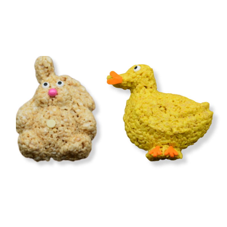 Easter Bunny & Chick Rice Crispie Treats
