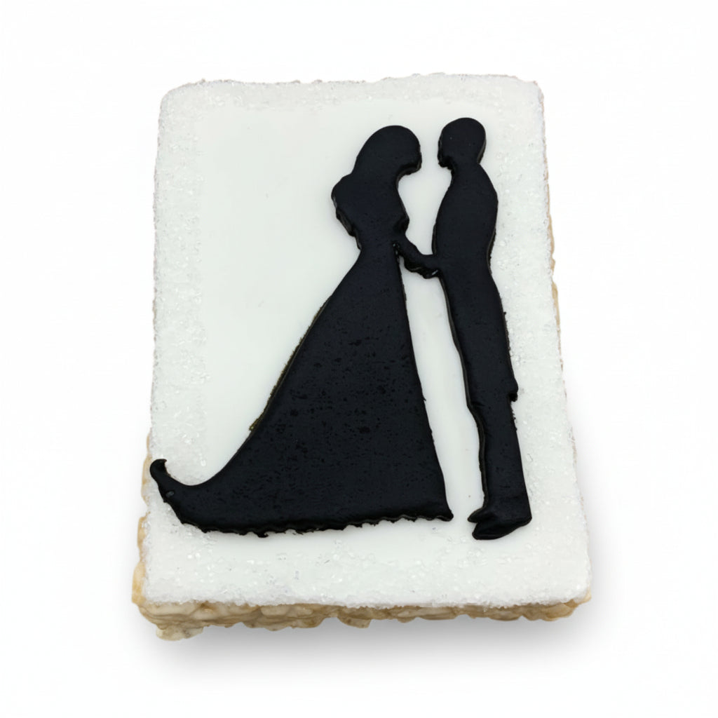 Wedding Silhouette Rice Crispie Treats