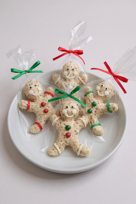 Gingerbread Man Rice Crispie Treats